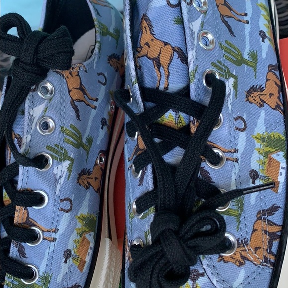 CONVERSE CHUCK 70 OX WASHED DENIM/MULTI/EGRET MEN’ - Picture 9 of 16